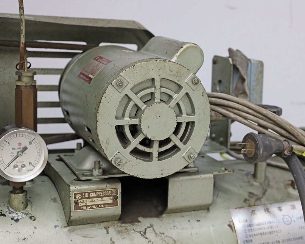 8289C20 HITACHI 日立 エアコンプレッサー ベビコン 0.4kw BU-7SL 100V